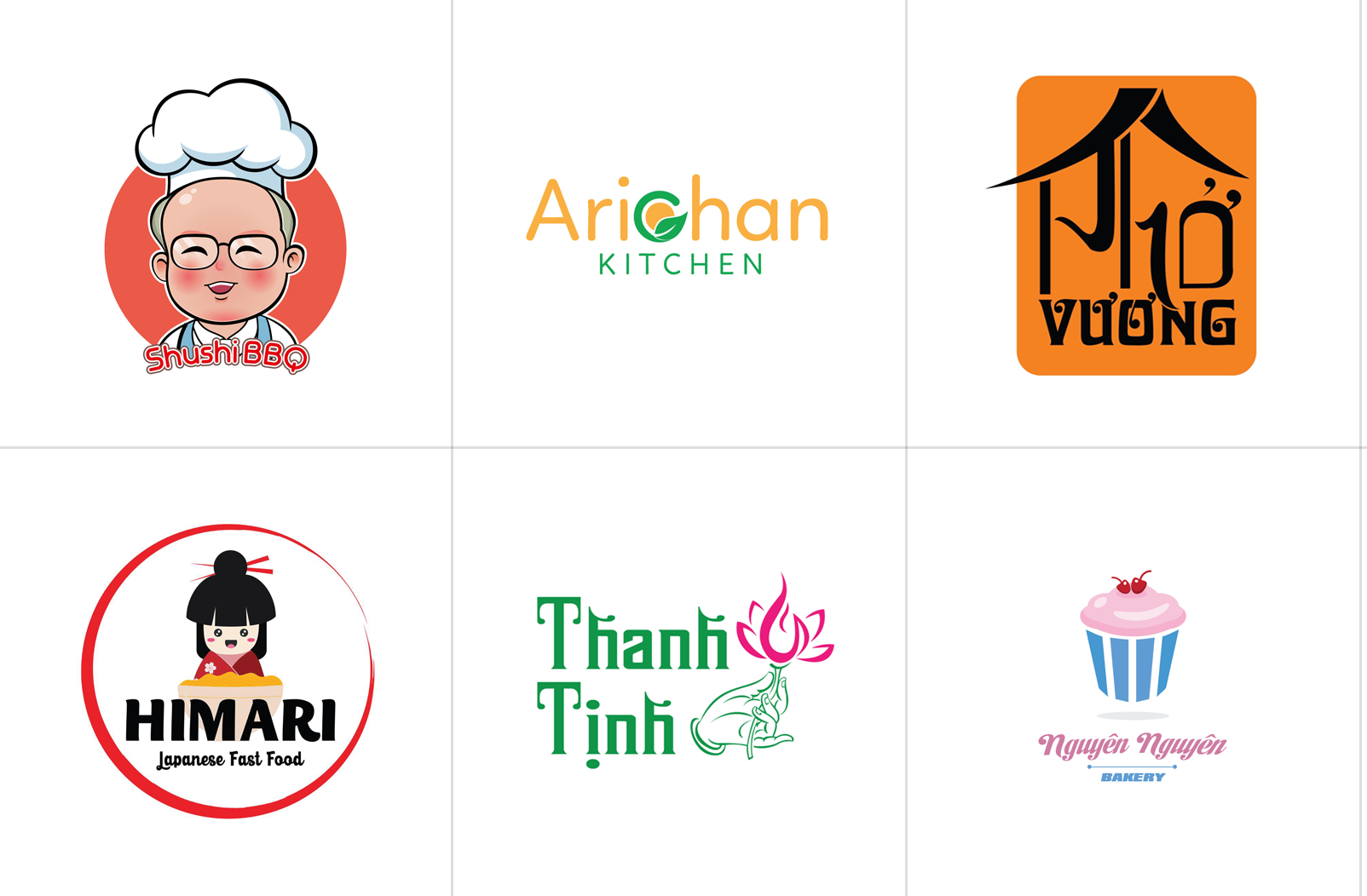 11 mẫu thiết kế logo nhà hàng ấn tượng