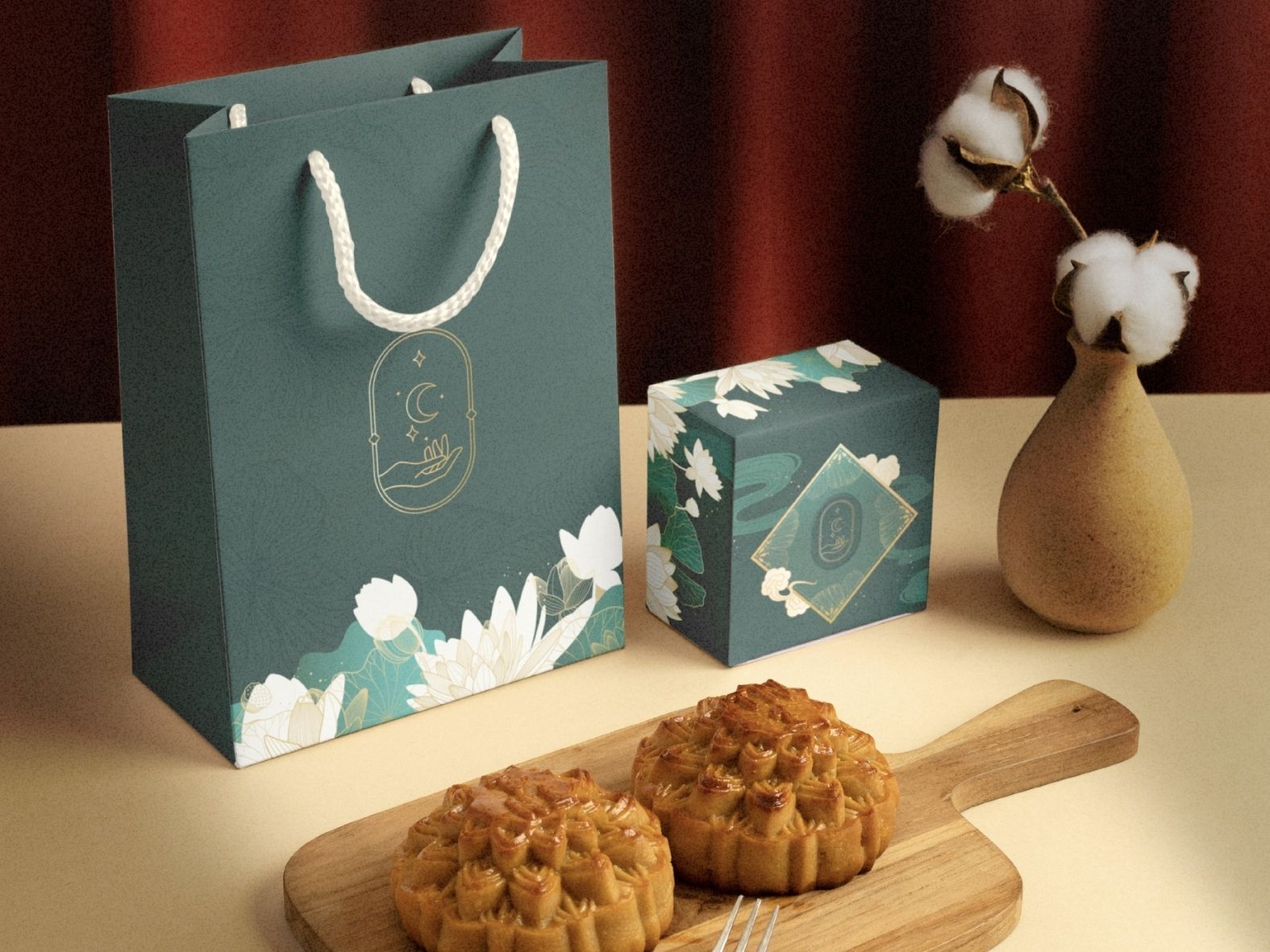 Thiết kế bao bì bánh Trung thu thực hiện bởi Bee Art.jpg